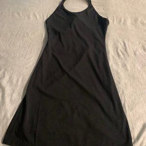 XS womans black mini summer dress